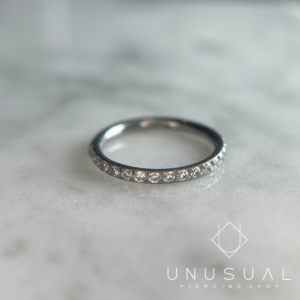 Stylish Silver Clicker Piercing - UnusualPiercingShop.com