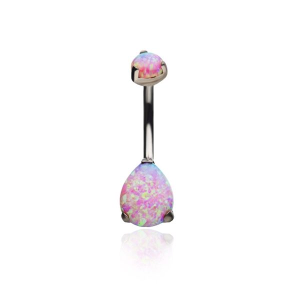 Pink Opal Navel Piercing - UnusualPiericingShop.com