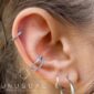 Double Ring Clicker Piercing Titanio - UnusualPiercingShop.com