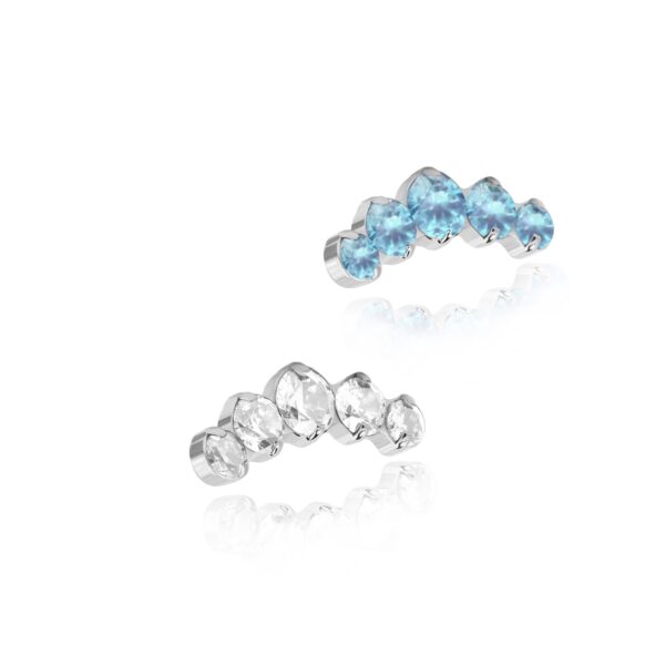 Diamond Cluster Piercing - UnusualPiercingShop.com