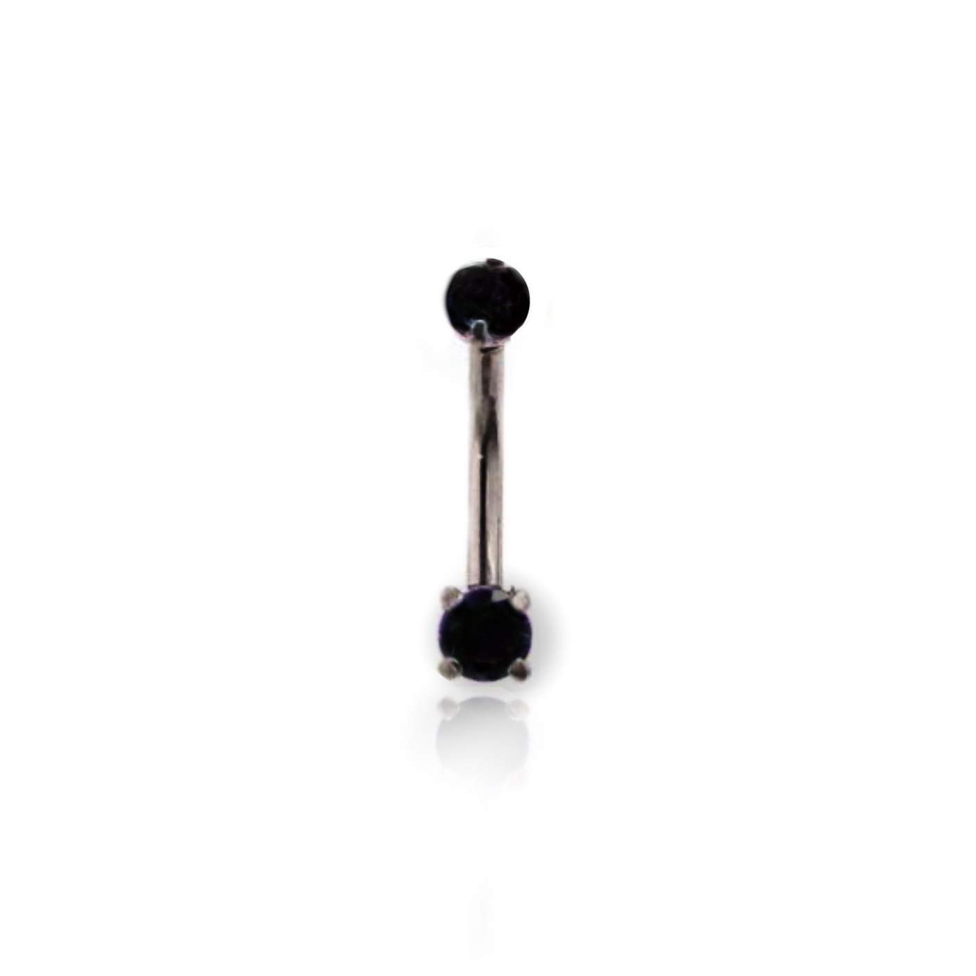Fancy Black Barbell Piercing - UnsualPiercingShop.com