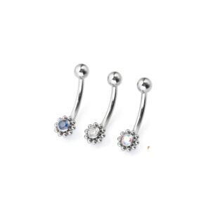 Flower Barbell | Rook Piercing - UnusualPiercingShop.com