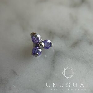 Violet Trilogy Piercing - UnusualPiercingShop.com