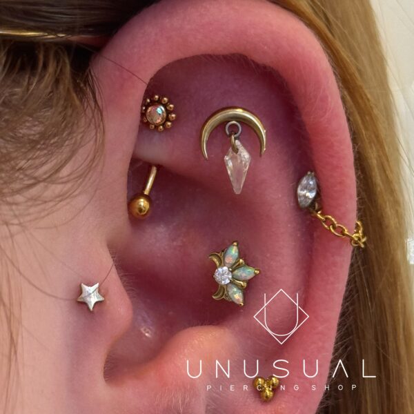 Lil Star Piercing Titanio - UnusualPiercingShop.com