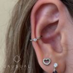 Solitaire | Conch Piercing Titanio - UnusualPiercingShop.com