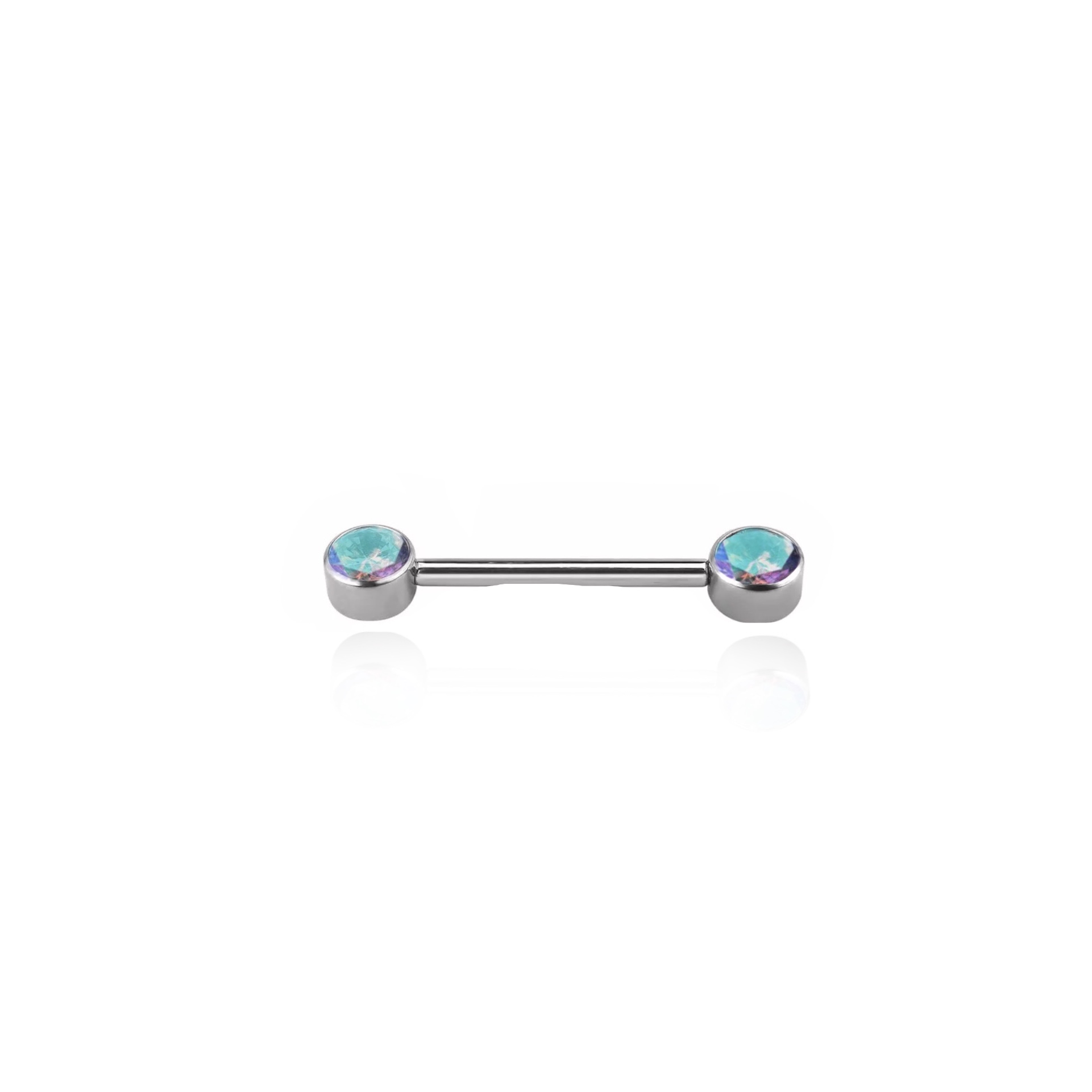 Rainbow Diamond Nipple Piercing – UnsualPiercingShop.com