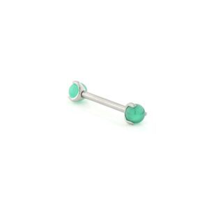 Jade nipple piercing - UnusualPiercingShop.com