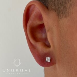 Squared Diamond Piercing - UnsualPiercingShop.com