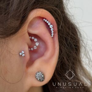 Princess Daith Piercing - UnusualPiercingShop.com