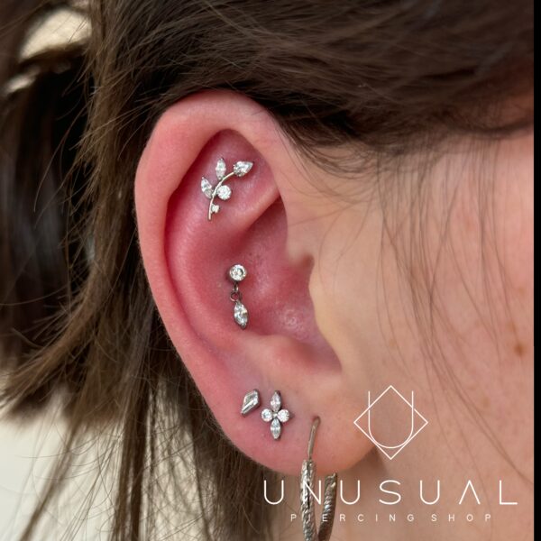 Flower Branch | Piercing Titanio - UnusualpiercingShop.com