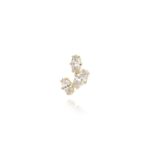 14kt Gold Triple Leaves Piercing - UnusualPiercingShop.com