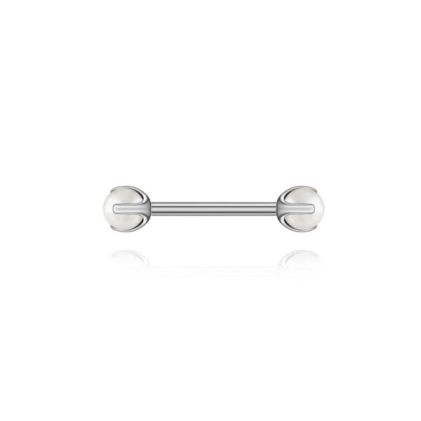 Pearl Nipple Piercing titanio - UnusualPiercingShop.com