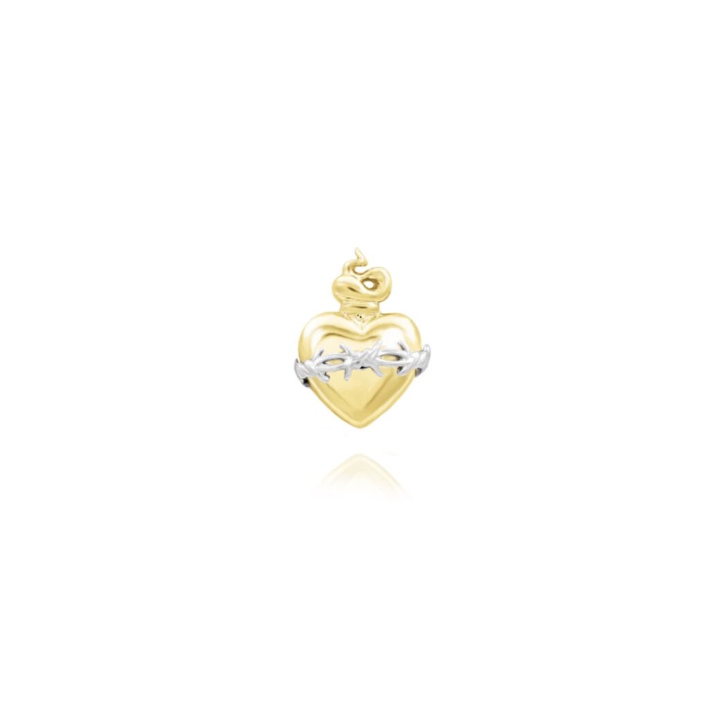 Spiny Heart | Piercing oro 14kt - UnusualPiercingShop.com