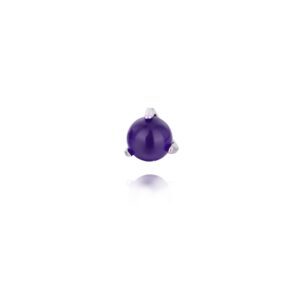 Amethyst | Piercing Lingua Titanio - UnusualPiercingShop.com