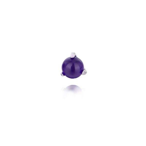 Amethyst | Piercing Lingua Titanio - UnusualPiercingShop.com