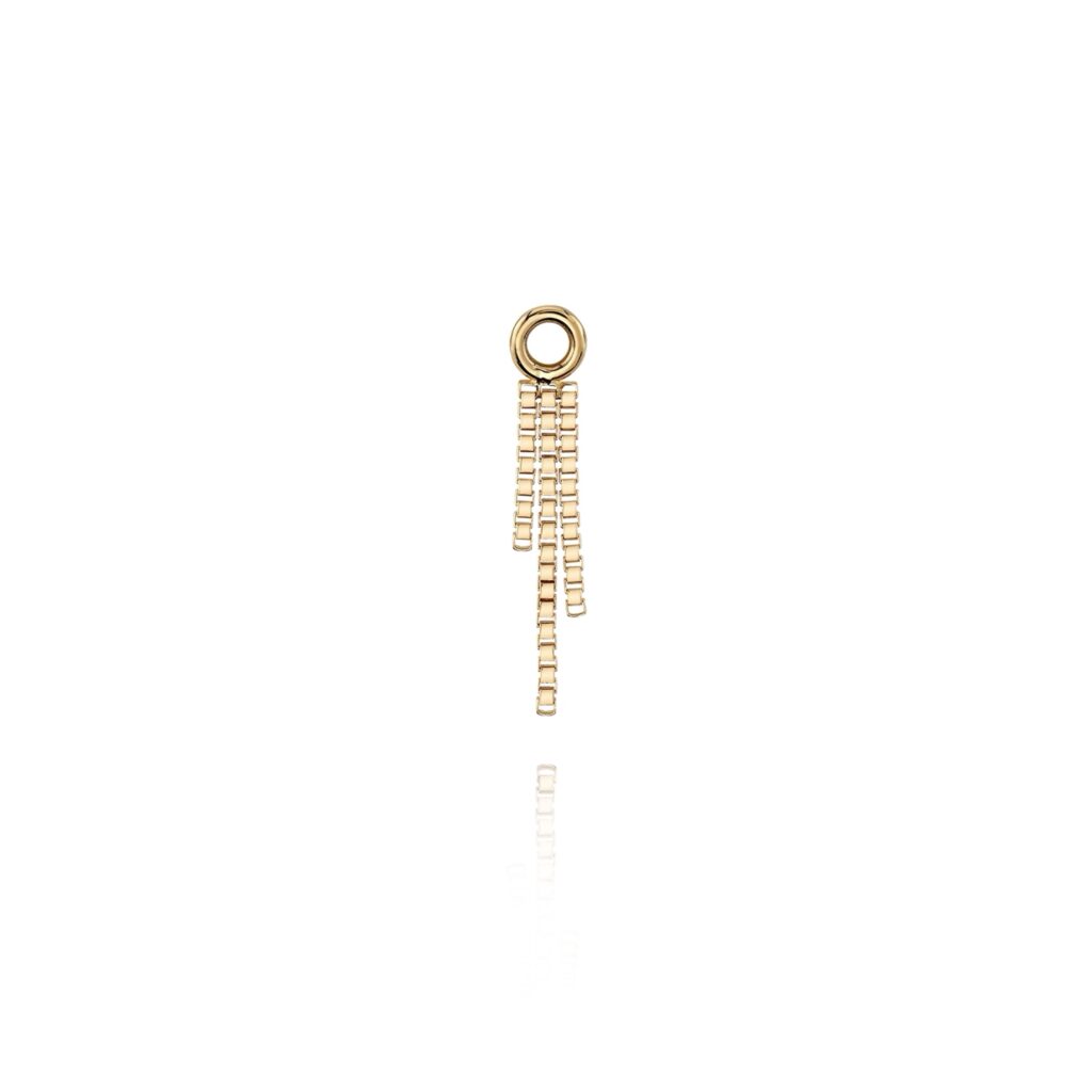 Pendant Charm | Catenina Piercing oro 14kt - UnusualPiercingShop.com