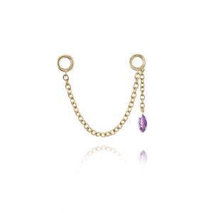 Elaine | Catenina oro 18kt - UnusualPiercingShop.com