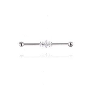 Glacial ice | industrial piercing - UnusualPiercingShop.com