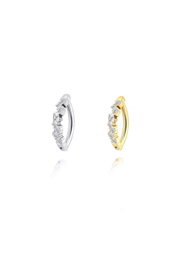 Wavy | Navel Piercing Clicker - www.UnusualPiercingShop
